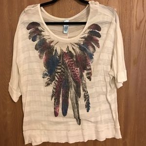 Feather Pattern Shirt